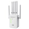 Qoltec Wzmacniacz syganłu WiFi 6 | Repeater | Access Point | AX1200 Mb/s| 6 anten | 2xRJ45 | 128MB
